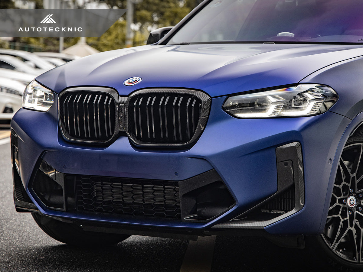 AutoTecknic Replacement Dry Carbon Front Grille - G01 X3 LCI | G02 X4 LCI