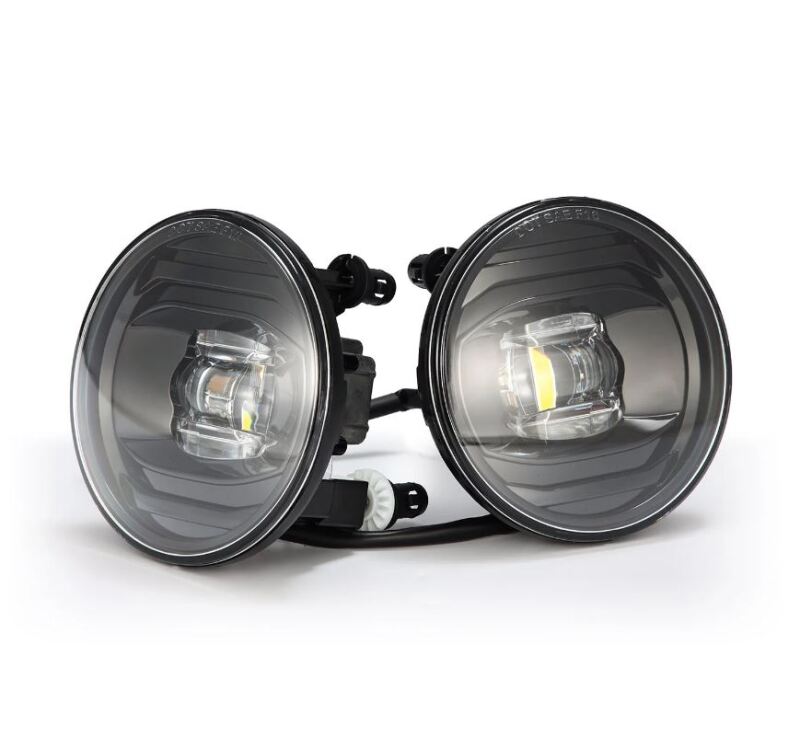 AlphaRex Universal Chevrolet/GMC/Pontiac DoubleTap Dual Color LED Projector Fog Lights - White/Amber 210007 *Discontinued
