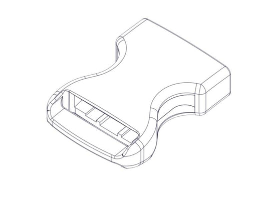 Access 1in Female End Side Squeeze Buckle 10164