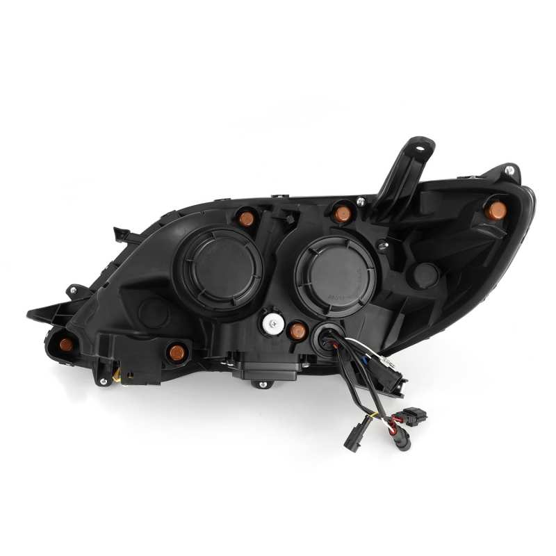 AlphaRex 11-21 Toyota Sienna LUXX LED Proj Headlights Plank Style Black w/Seq Signal/DRL 880766 *Discontinued