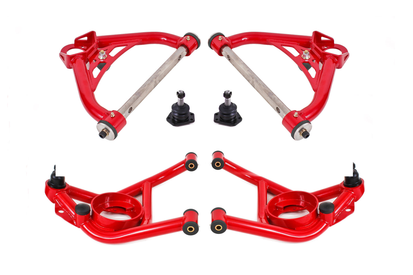 BMR Suspension BMR 70-81 GM F-Body / 75-79 GM X-Body Non-Adjustable A-Arm Kit - Red AAK321R