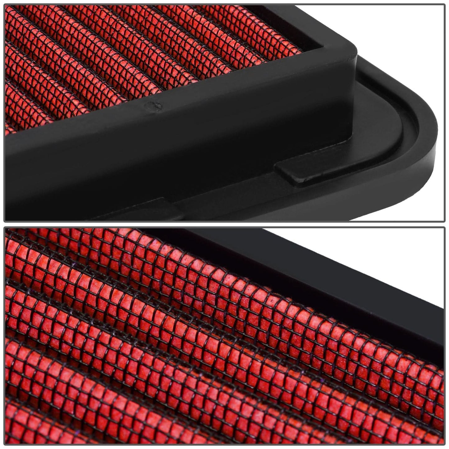 02-11 Toyota Camry Sienna Solara Highlander Engine Air Filter - Red