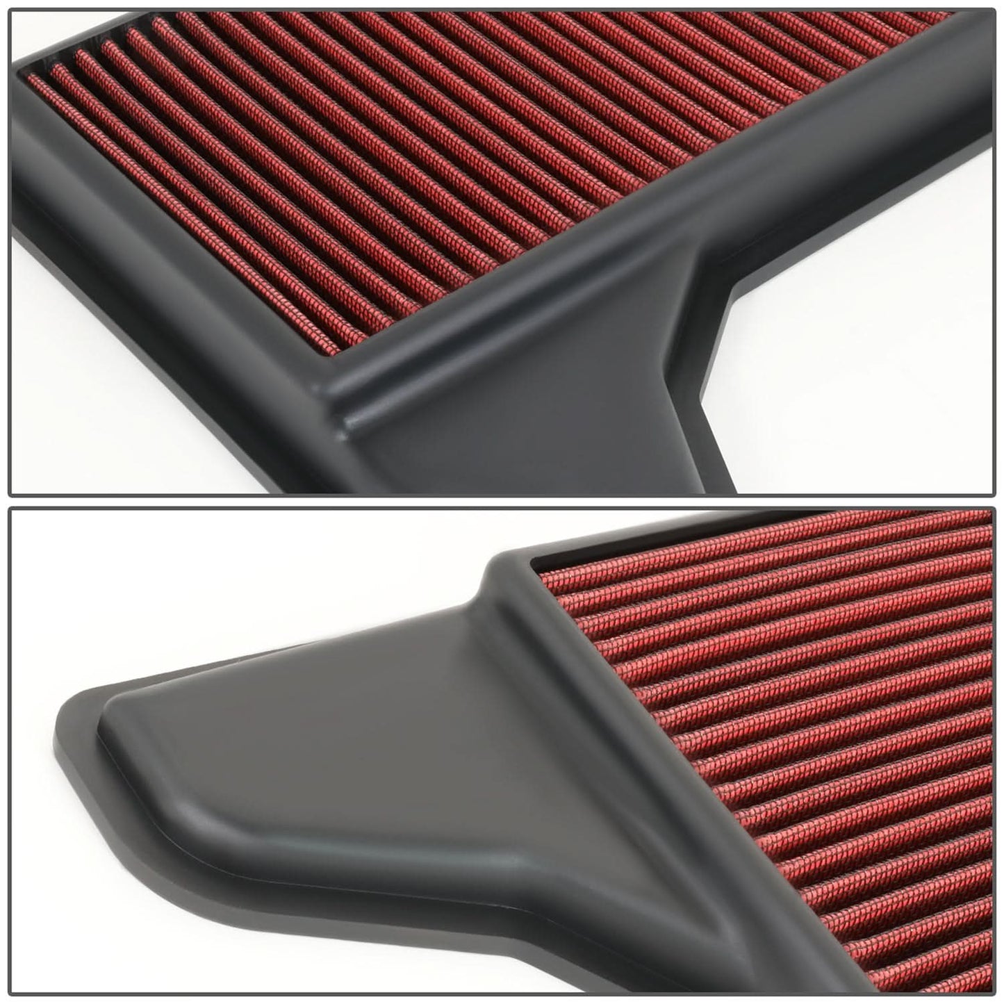 2015-2019 Ford Mustang High Flow Engine Air Filter Red