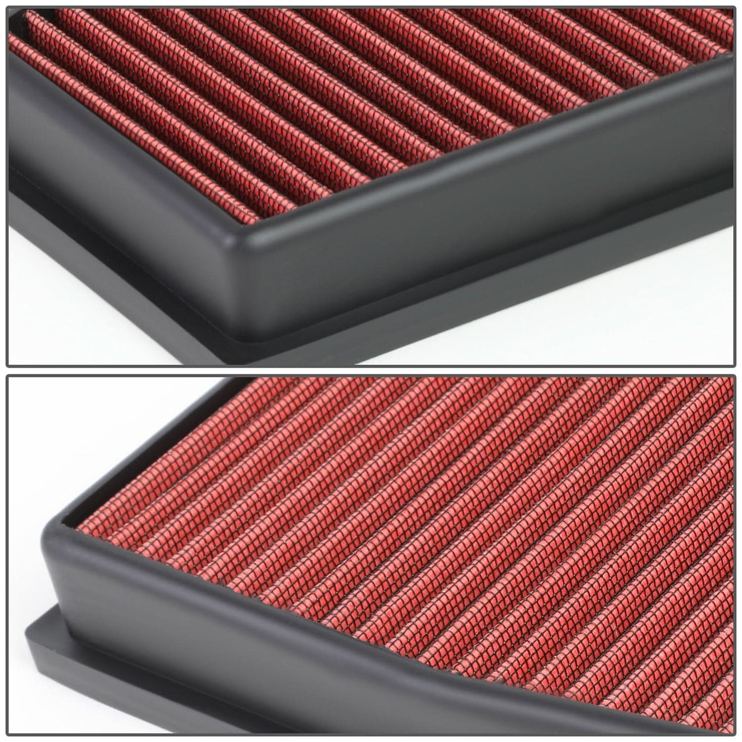 13-15 Audi RS5 4.2L High-Flow Engine Air Filter - Red