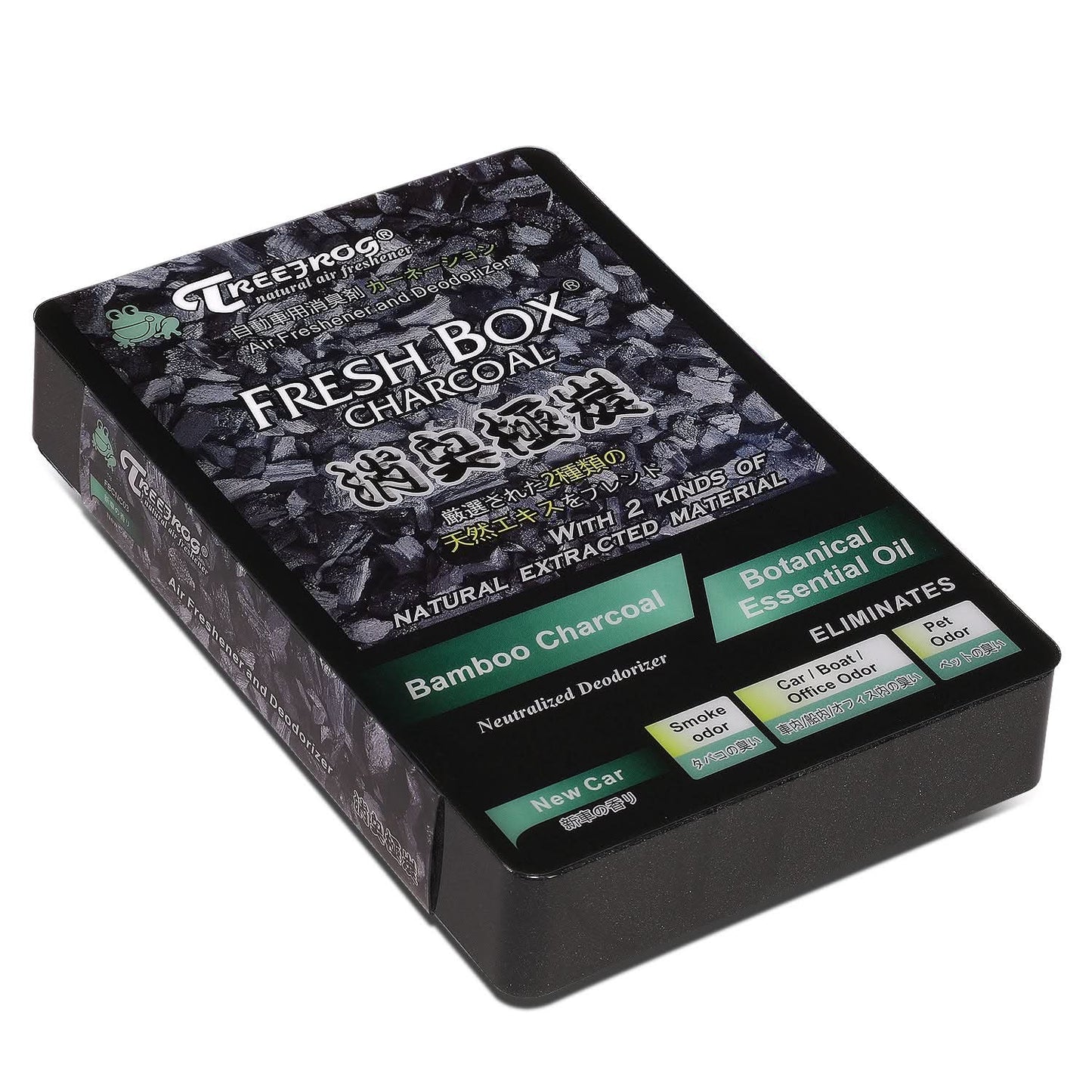 Tree Frog Fresh Box Charcoal New Car Air Freshener 200g