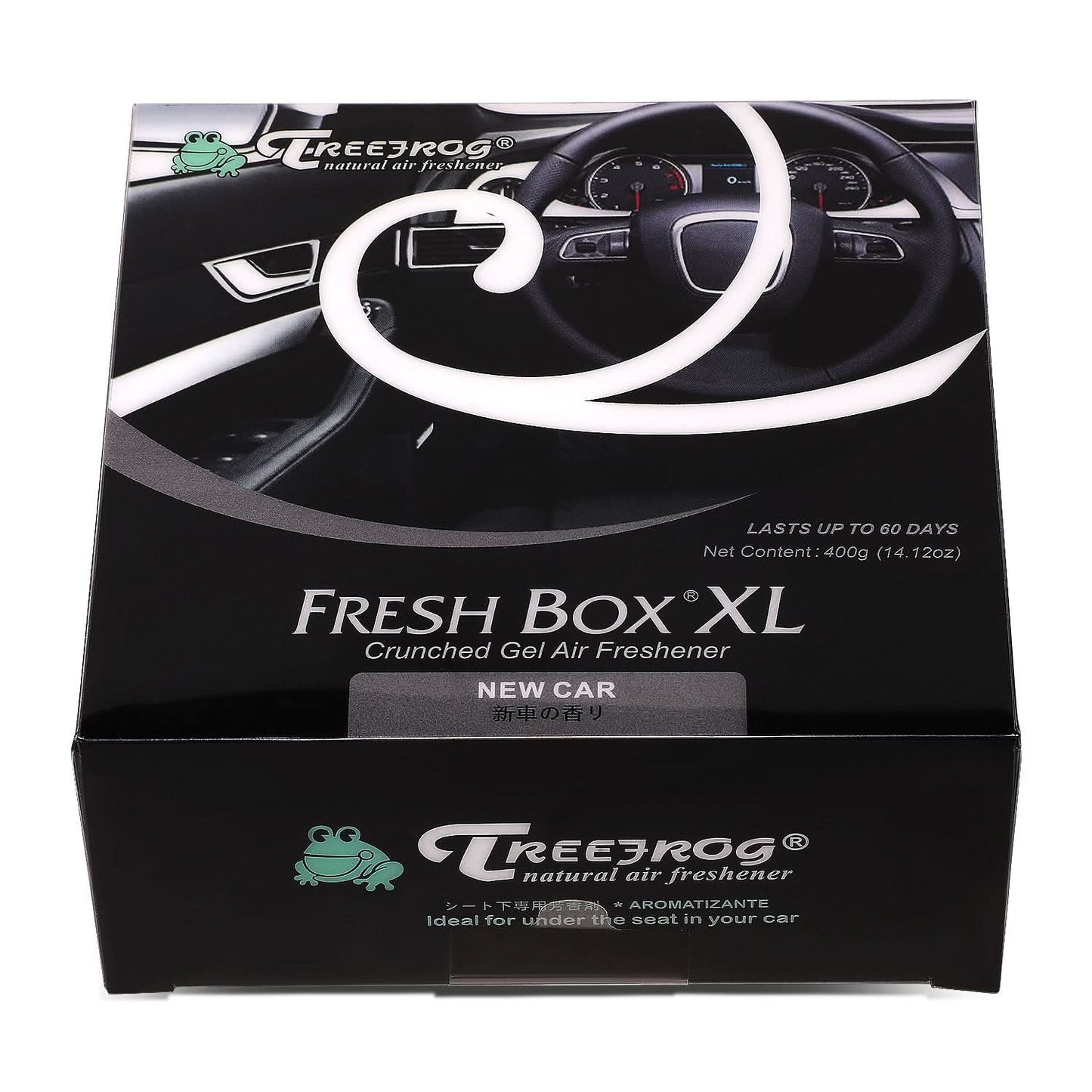 Tree Frog Fresh Box XL Air Freshener 400g New Car Scent
