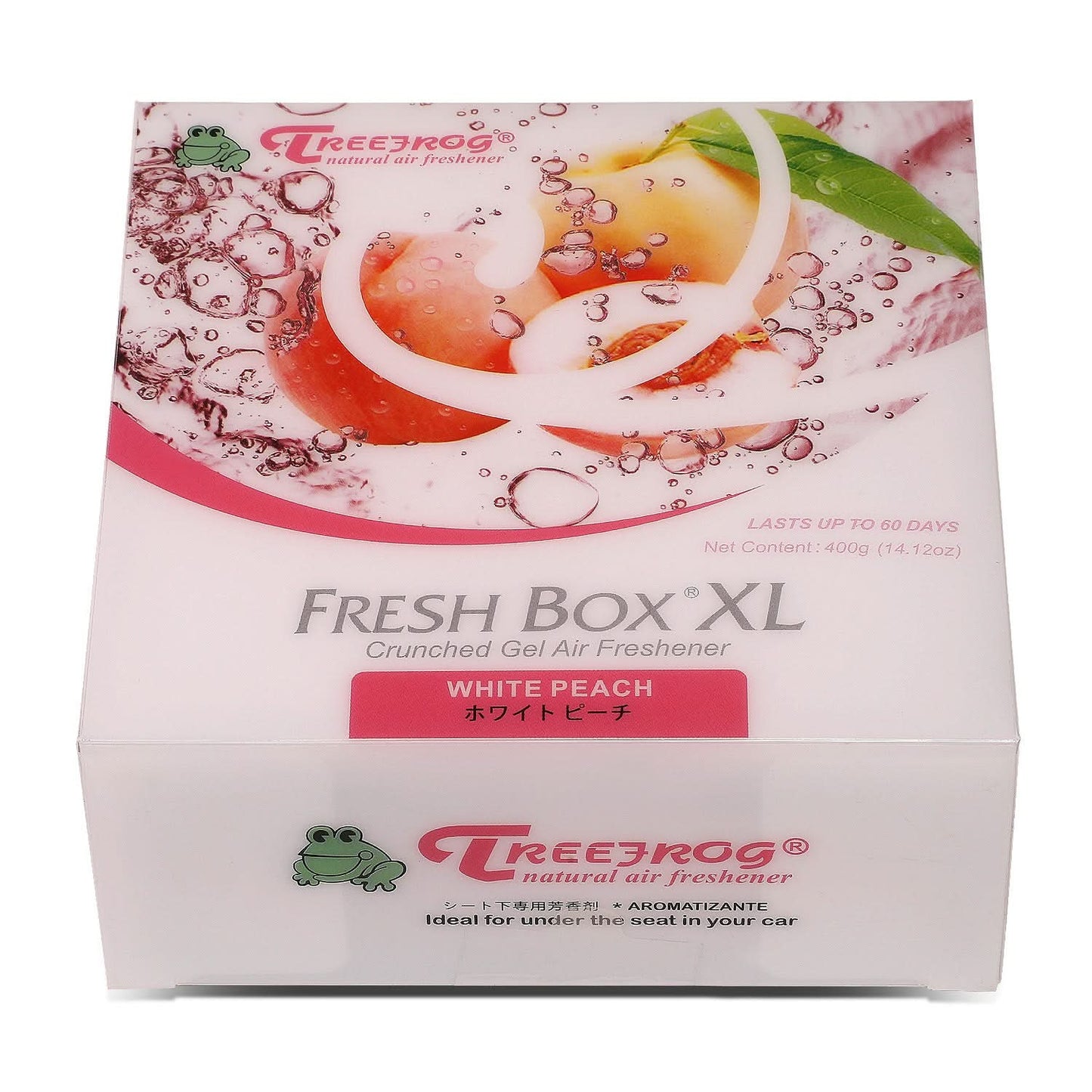 Tree Frog Fresh Box XL Air Freshener - White Peach 400G