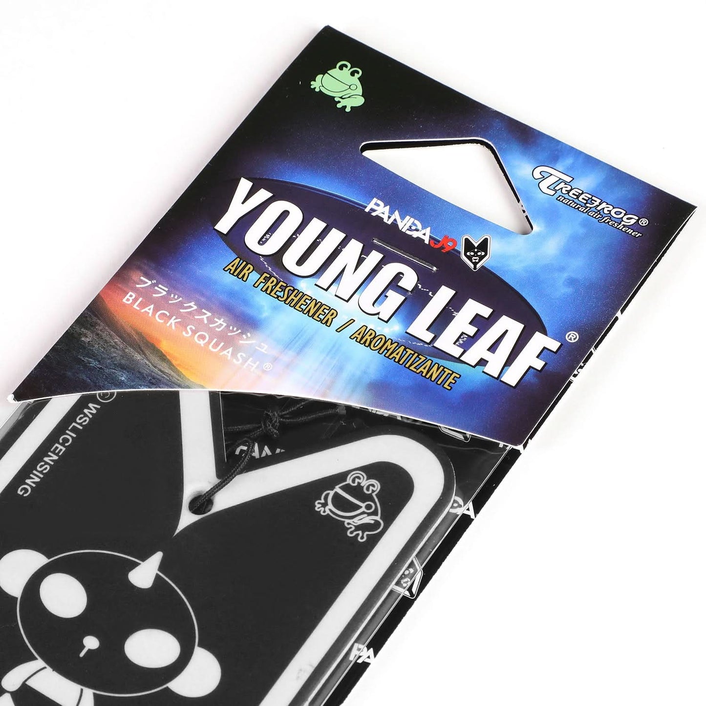 Black Squash Panda J9 Paper Hanging Air Freshener