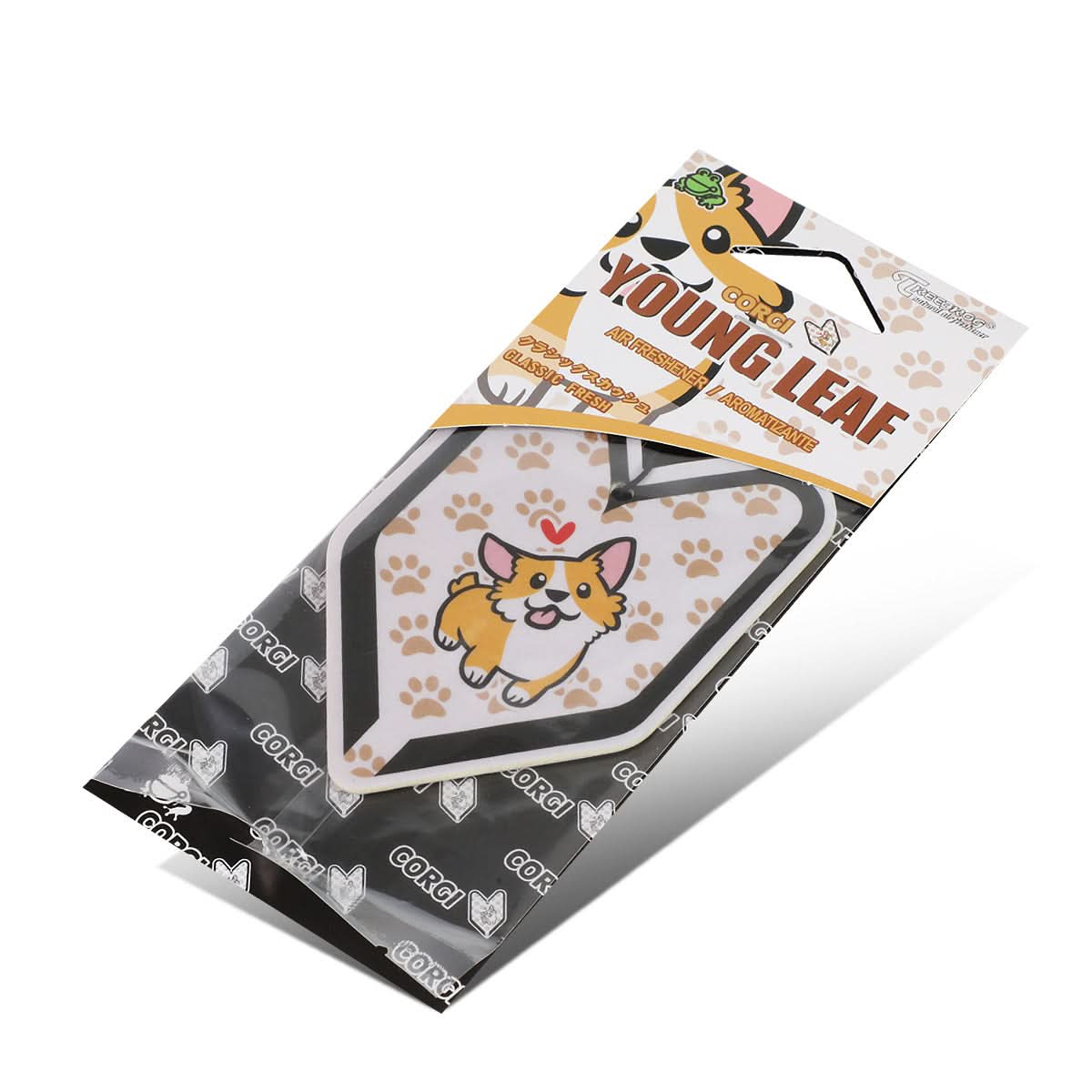 Corgi Classic Fresh Young Leaf Paper Hanging Air Freshener