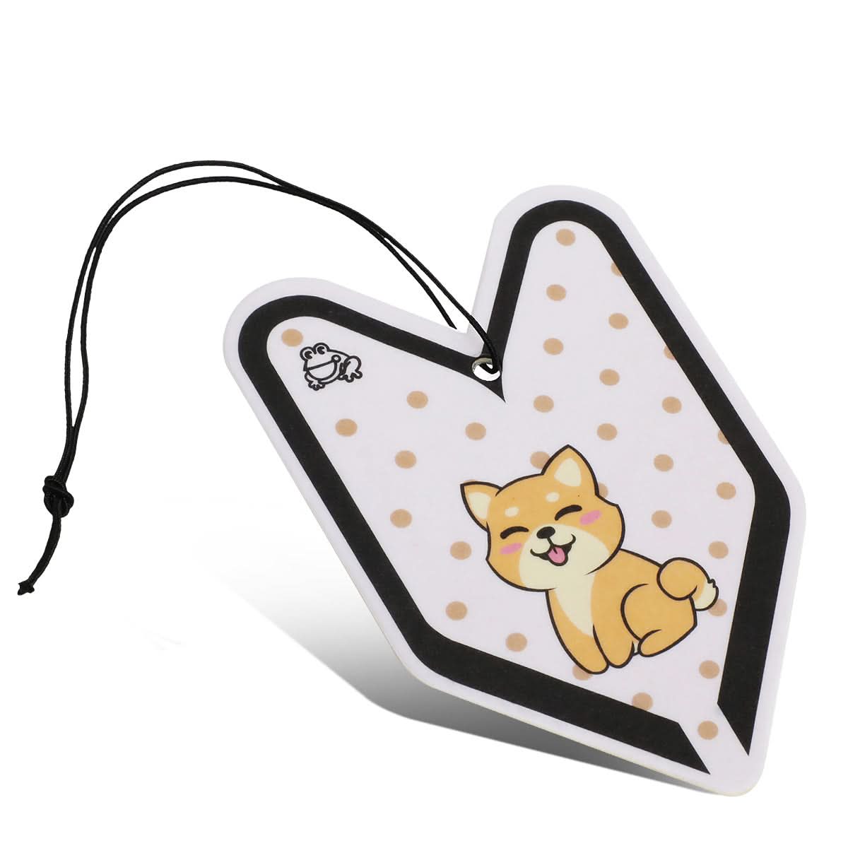 Young Leaf Shiba JDM Squash Paper Hanging Air Freshener
