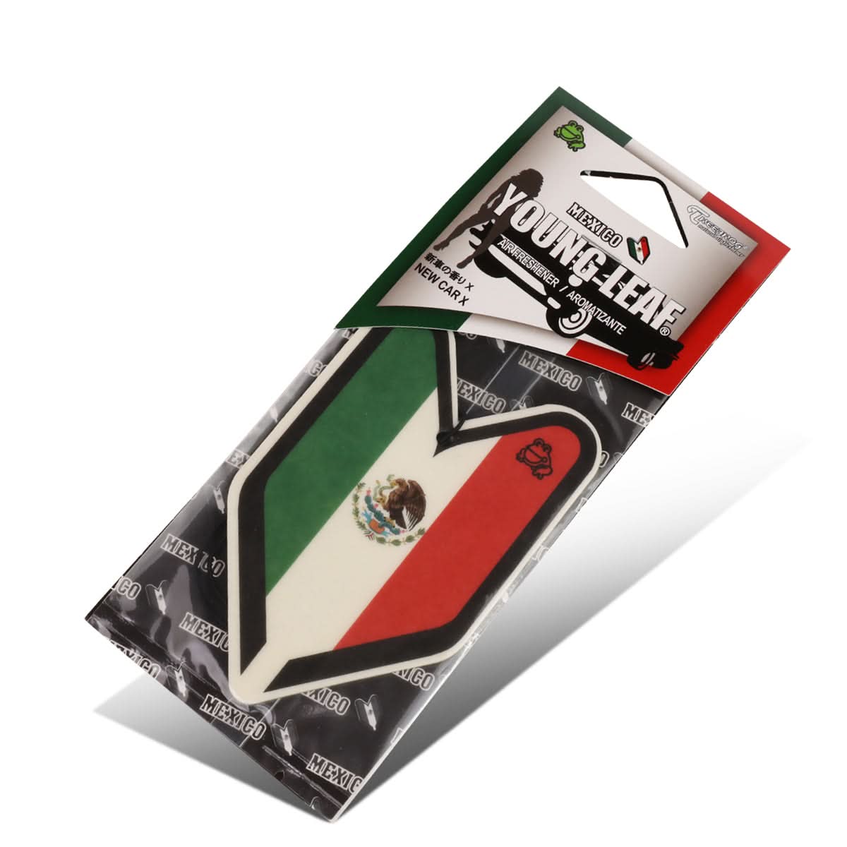 Mexico Flag New Car Scent Paper Hanging Air Freshener