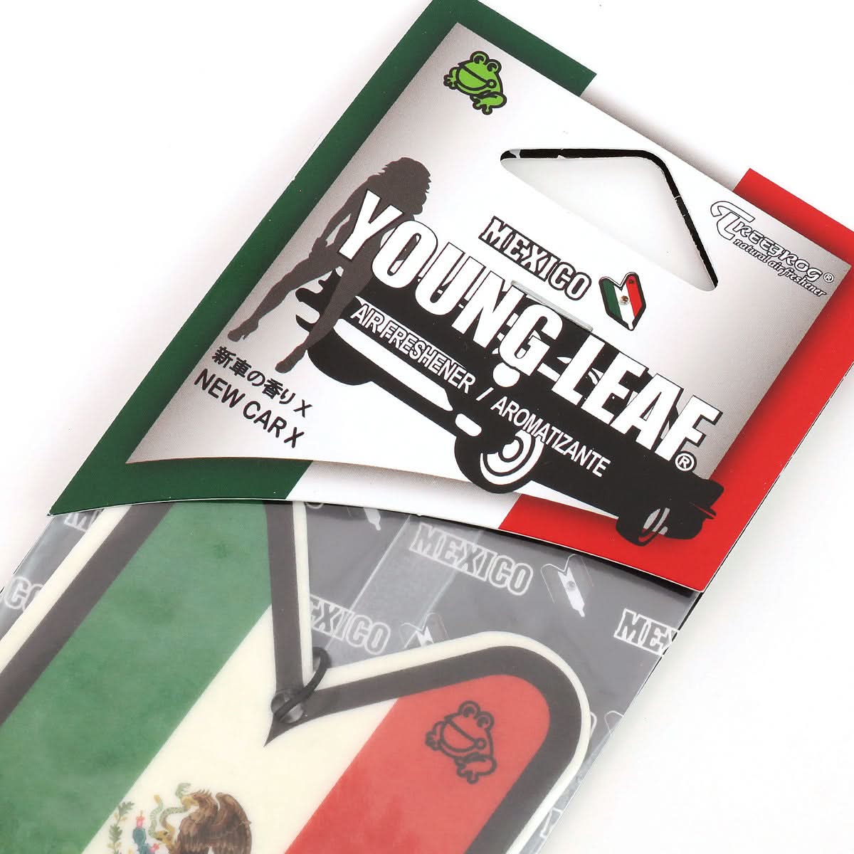 Mexico Flag New Car Scent Paper Hanging Air Freshener