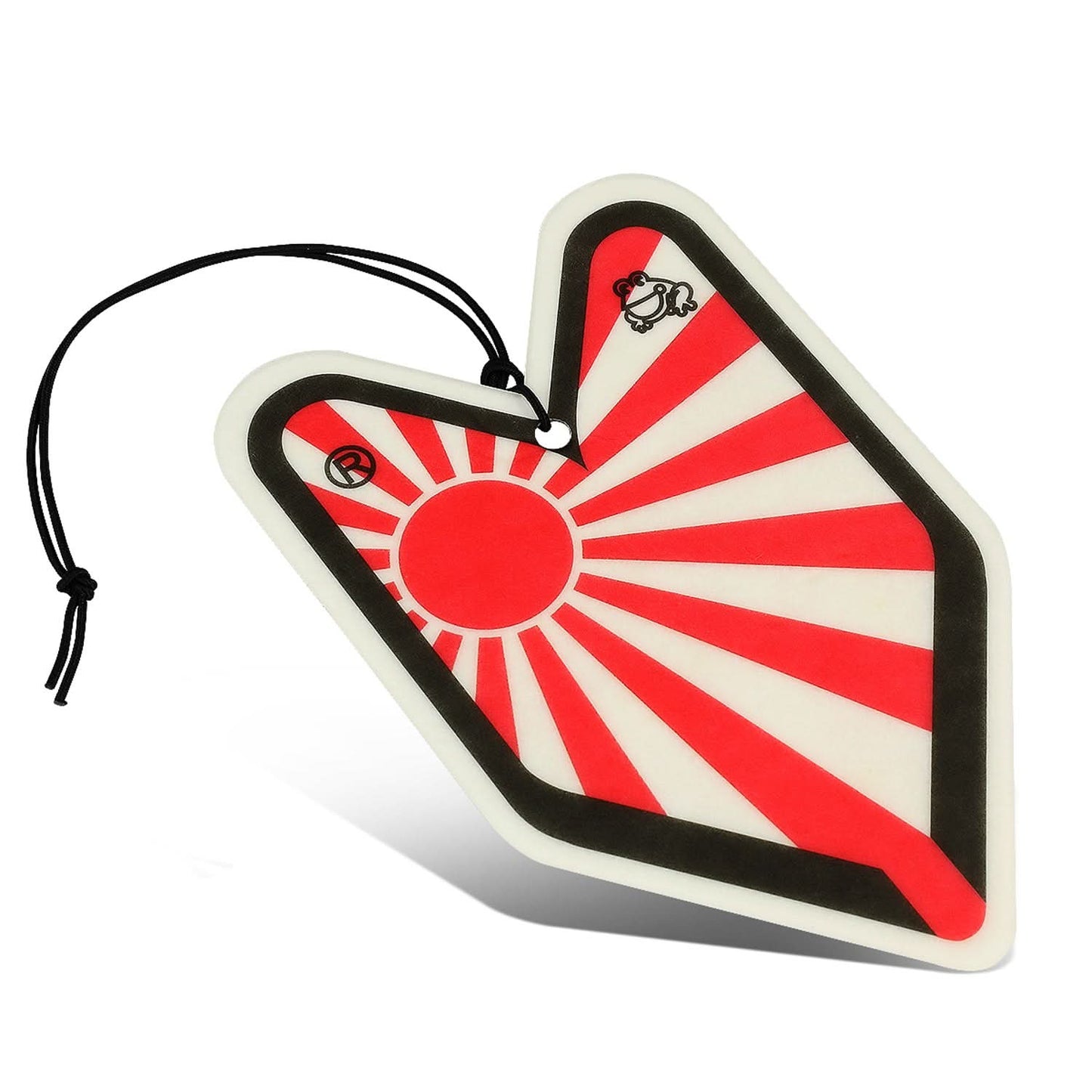 White Peach Paper Hanging Air Freshener - Young Leaf Rising Sun