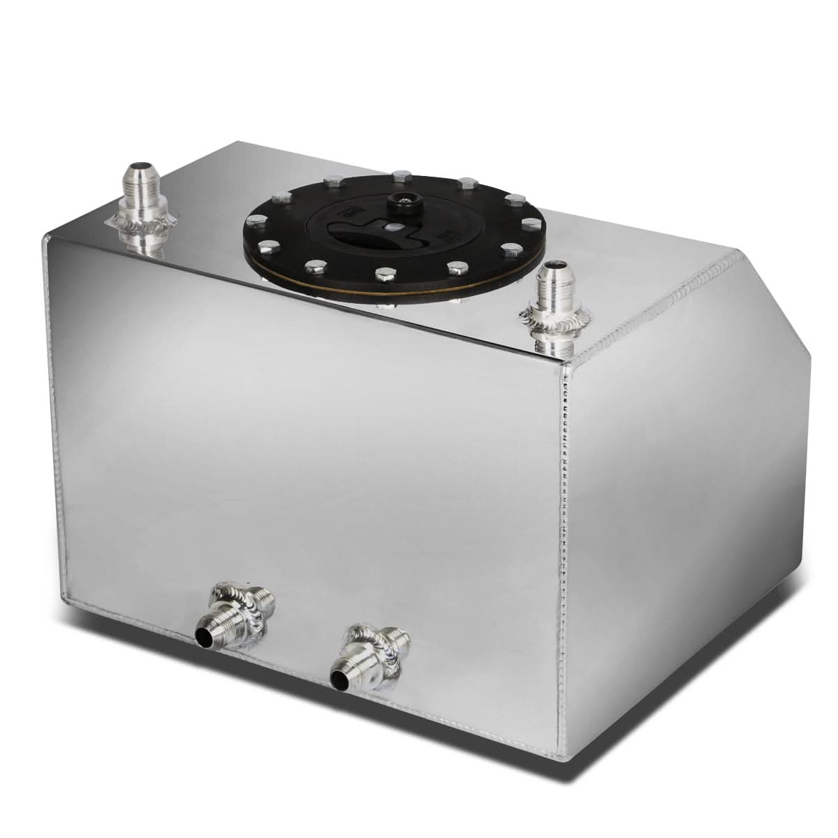 4 Gallon Bottom-Feed Fuel Cell Gas Tank - Aluminum