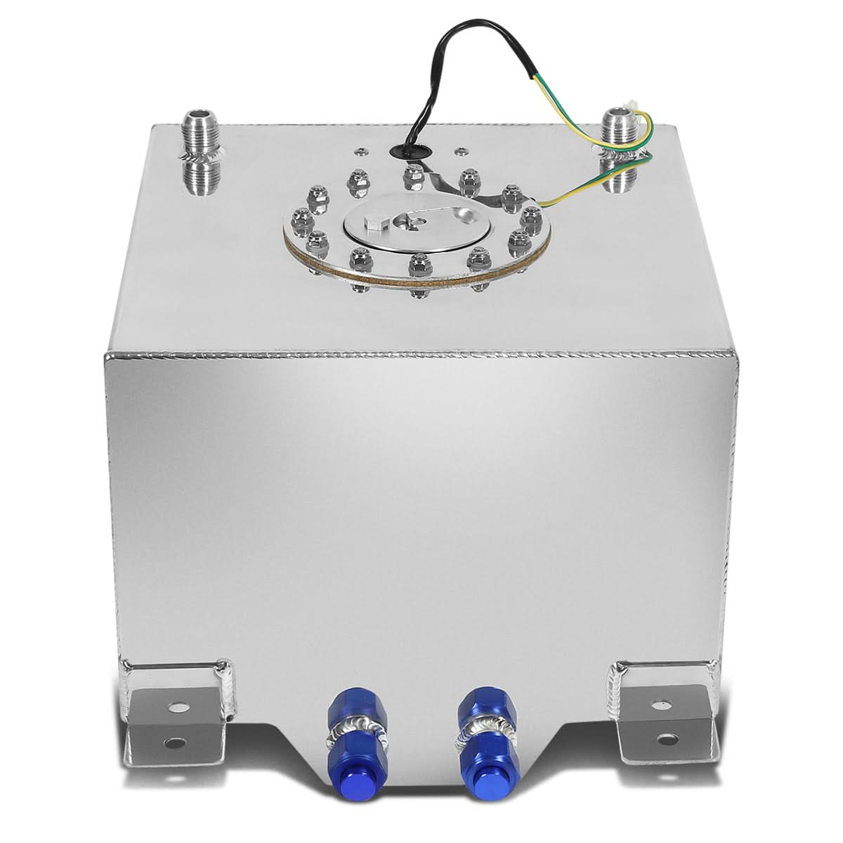 8 Gallon Aluminum Fuel Cell Gas Tank with Level Sender - Polished