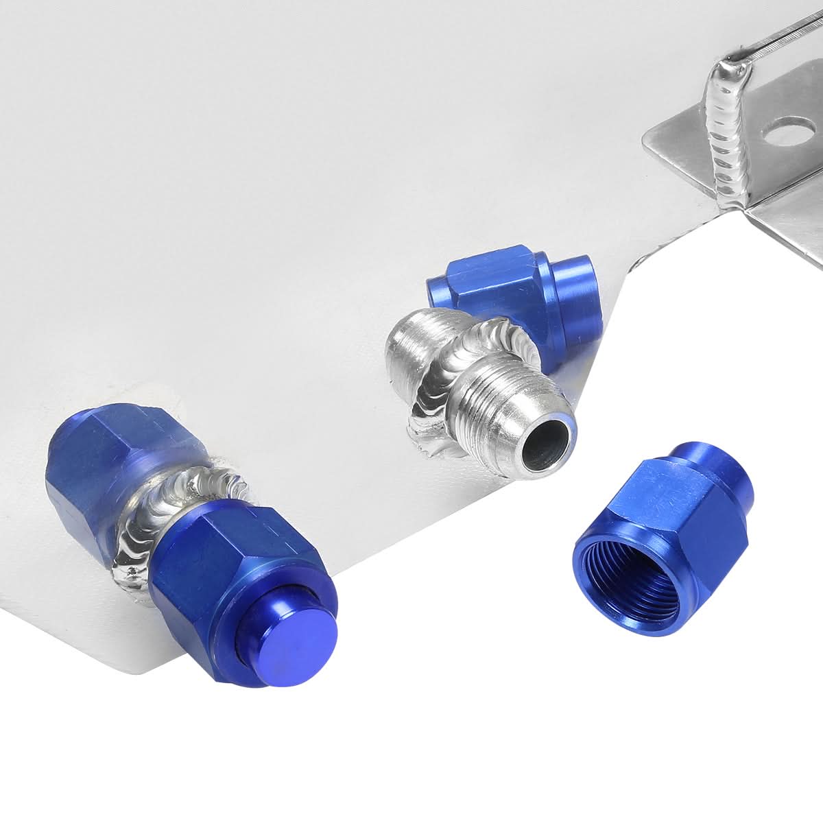 8 Gallon Aluminum Fuel Cell Gas Tank with Level Sender - Polished