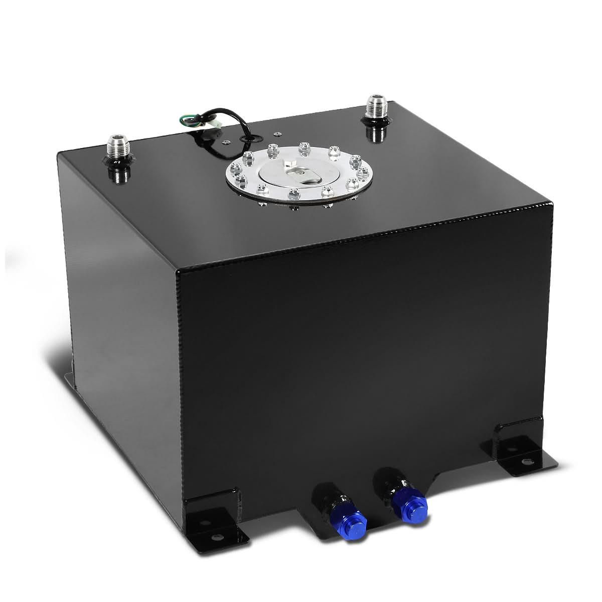 8 Gallon Aluminum Fuel Cell Gas Tank with Level Sender - Polished
