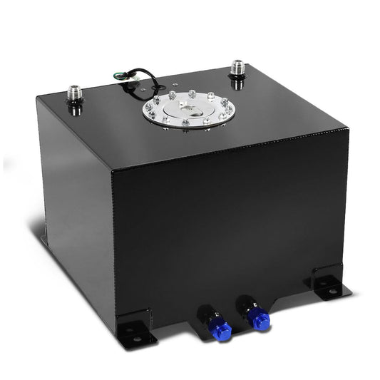 8 Gallon Aluminum Fuel Cell Gas Tank with Level Sender - Polished