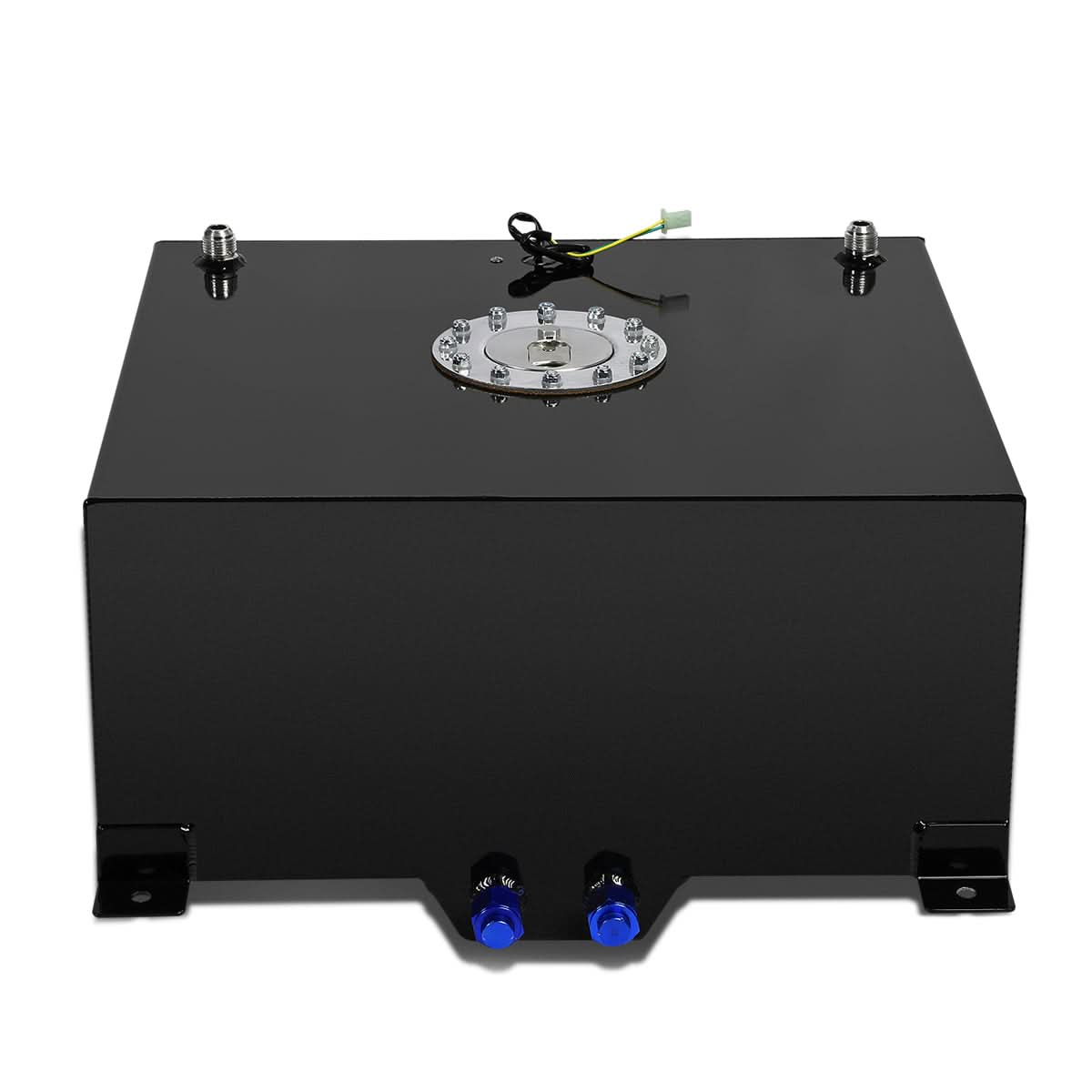 15.5 Gallon Aluminum Fuel Cell Gas Tank with Level Sender - Polished