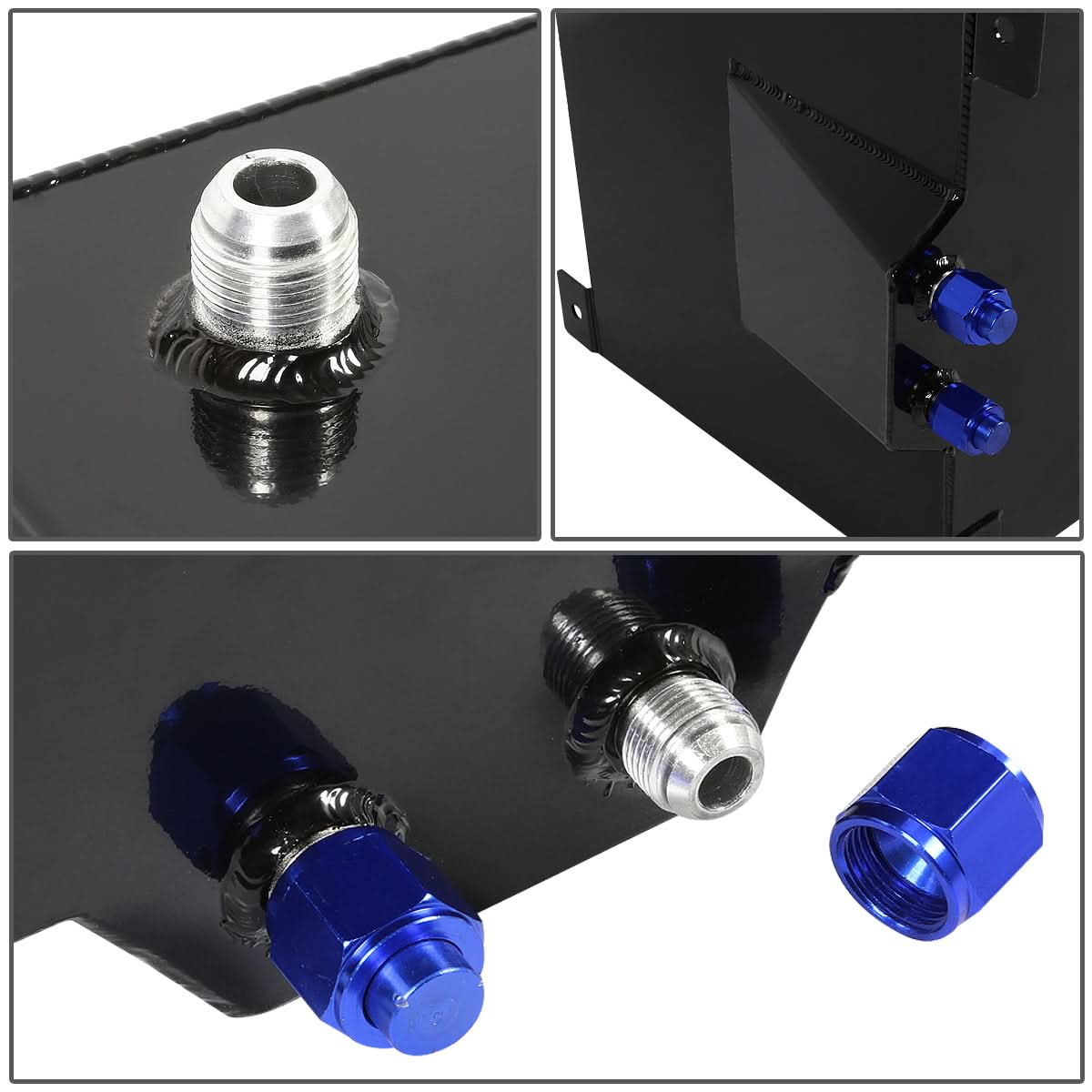 15.5 Gallon Fuel Cell Gas Tank with Level Sender - Aluminum