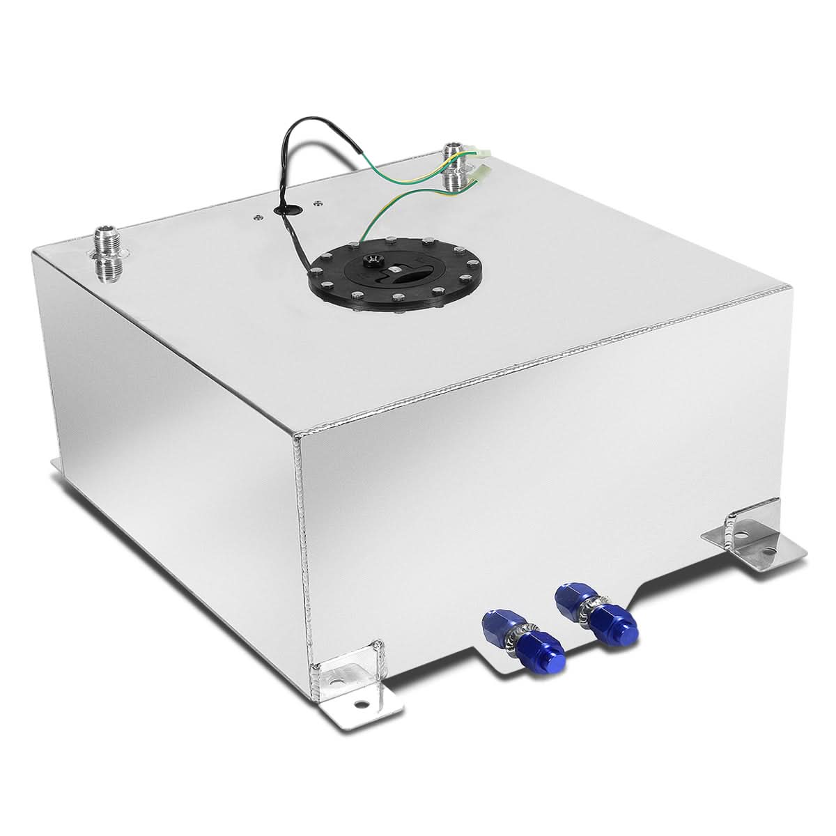 20 Gallon Aluminum Fuel Cell Gas Tank with Level Sender - Polished