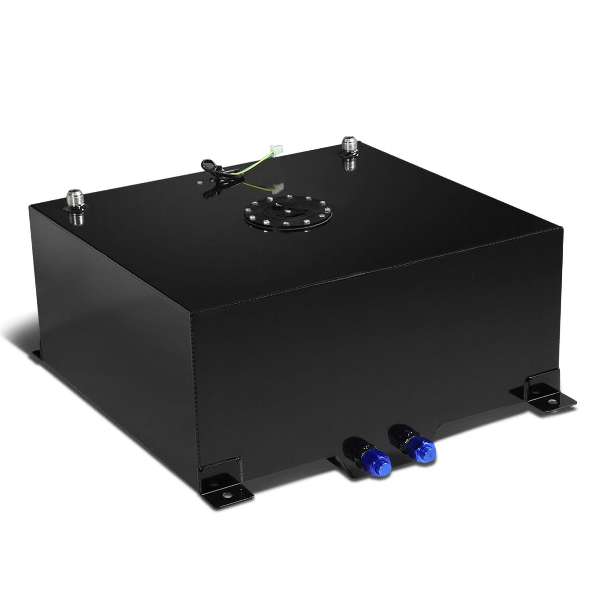 20 Gallon Aluminum Fuel Cell Gas Tank with Level Sender - Black