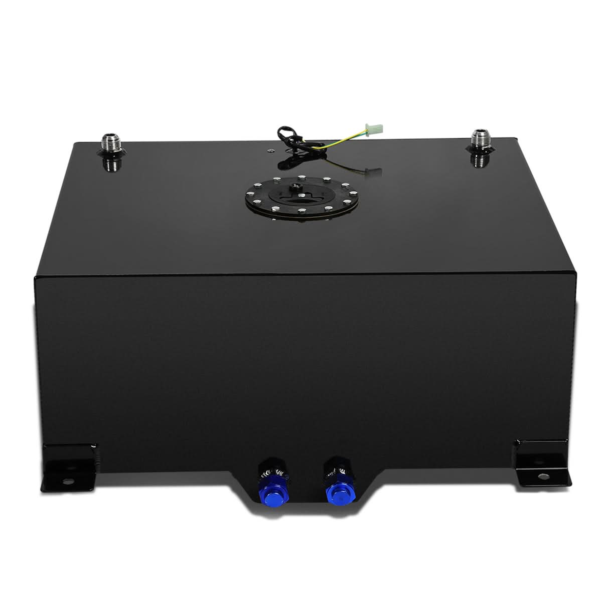 20 Gallon Aluminum Fuel Cell Gas Tank with Level Sender - Black