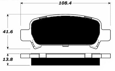 Porterfield Brake Pads for 2000 SUBARU LEGACY SEDAN