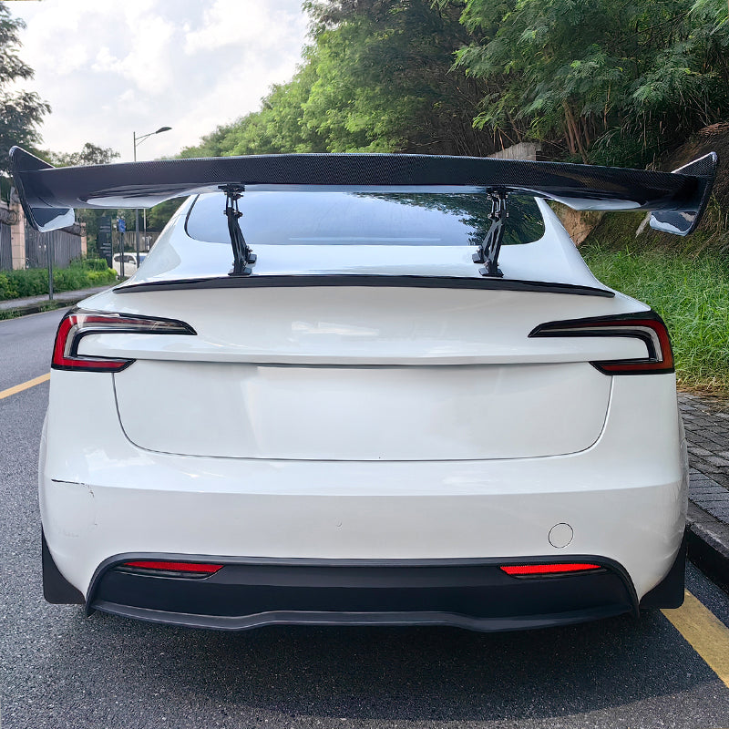 Universal JDM GT Style Carbon Fiber Print Trunk Spoiler Wing Lip ABS