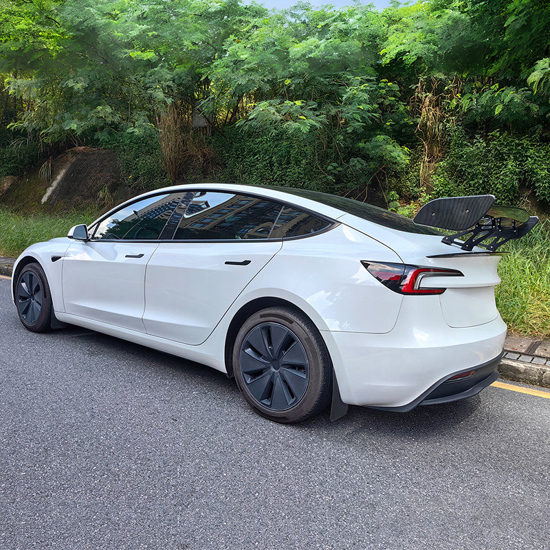Universal JDM GT Style Carbon Fiber Print Trunk Spoiler Wing Lip ABS