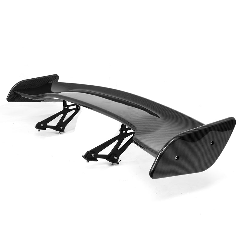 Universal JDM GT Style Carbon Fiber Print Trunk Spoiler Wing Lip ABS