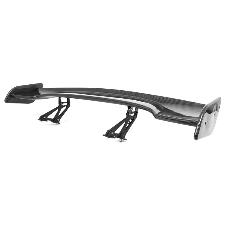 Universal JDM GT Style Carbon Fiber Print Trunk Spoiler ABS w/ Light