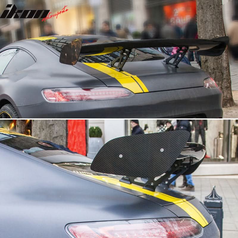 2016-2021 Honda Civic Sedan 57" Wide JDM Trunk Spoiler Carbon Fiber CF