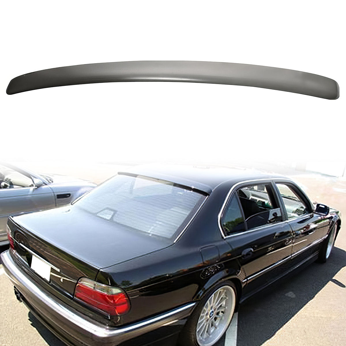 Fits 95-01 BMW E38 7 Series 4Door AC UnRoof Spoiler - ABS
