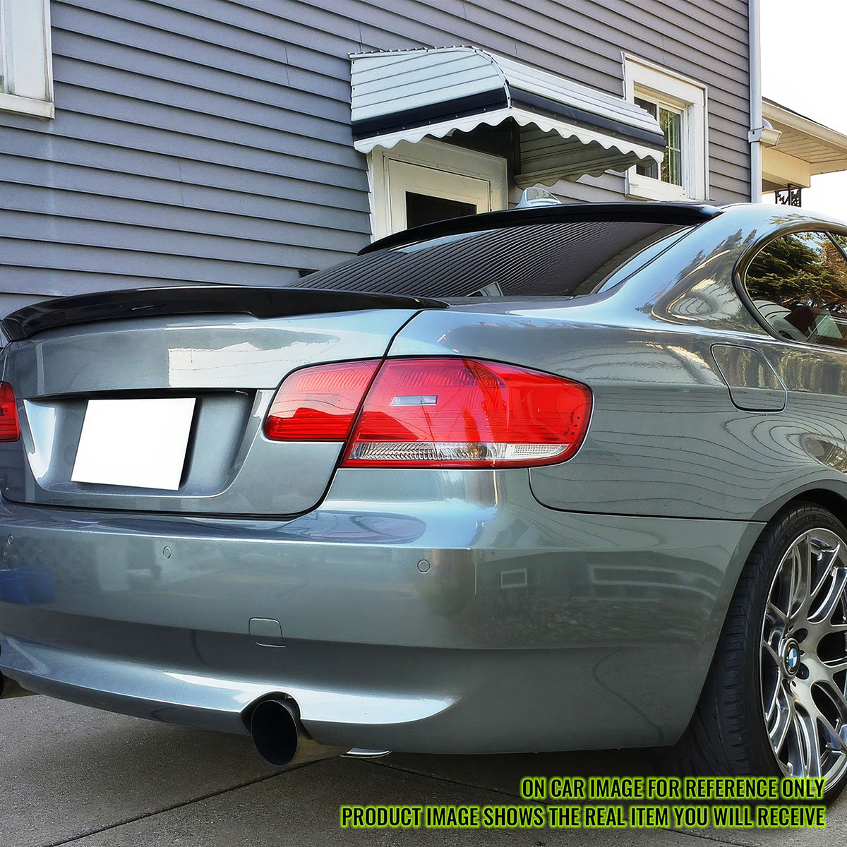 2007-2013 BMW E92 Coupe AC-S Style Matte Black Roof Spoiler Wing ABS