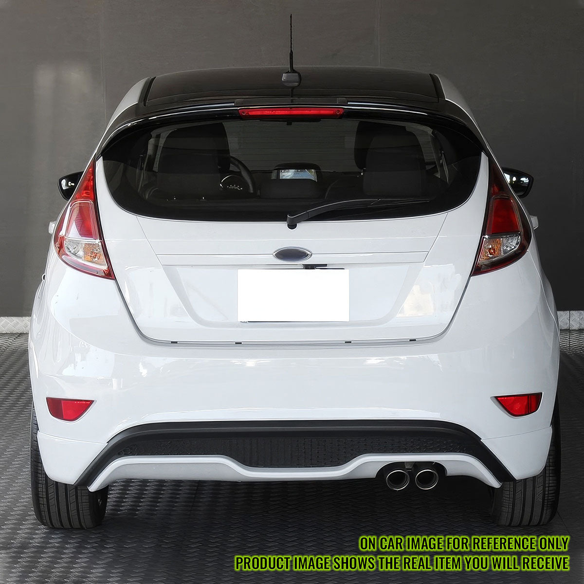 2011-2018 Ford Fiesta Hatchback ST Style Roof Spoiler Wing ABS