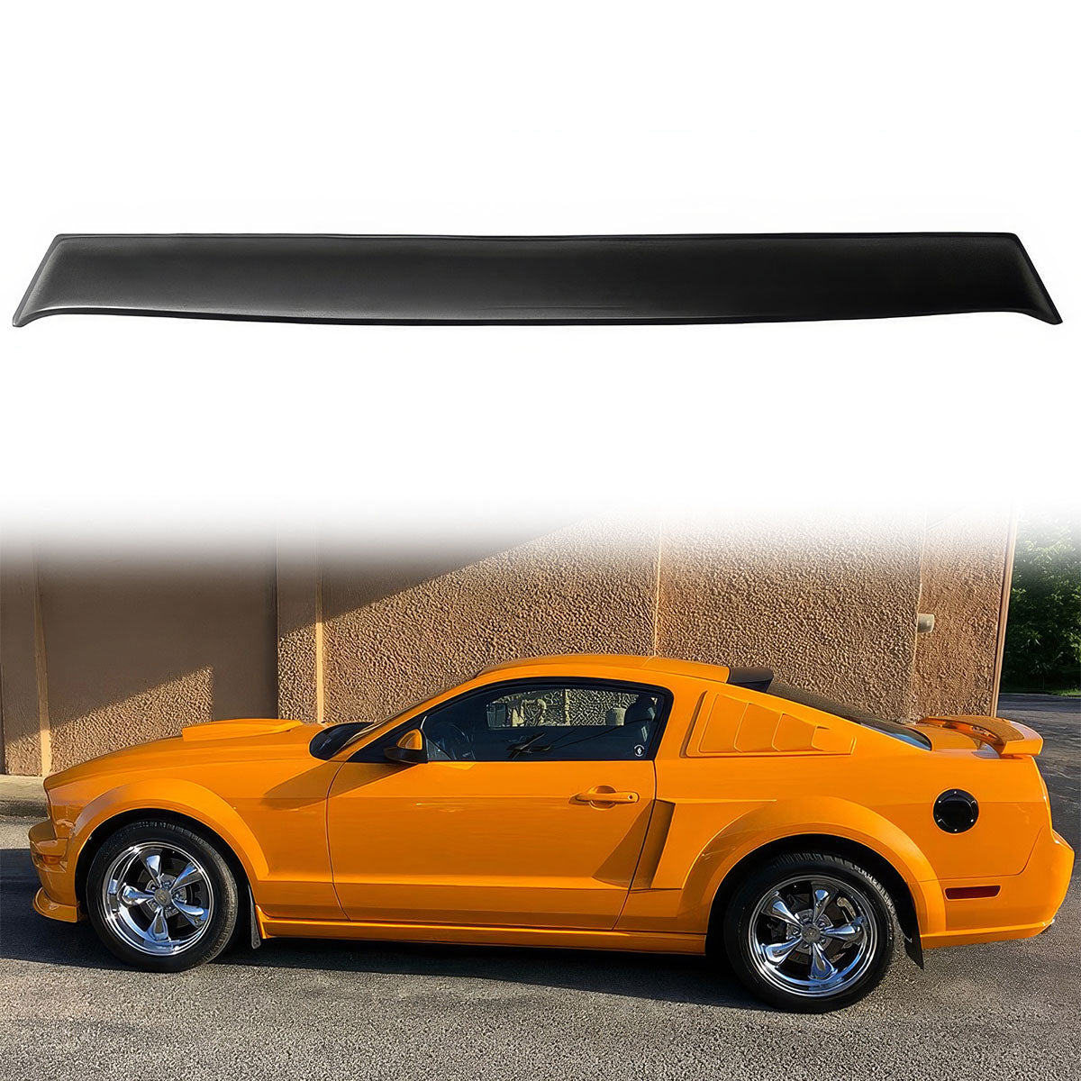 2005-2014 Ford Mustang Rear Window Visor Roof Spoiler Wing PP