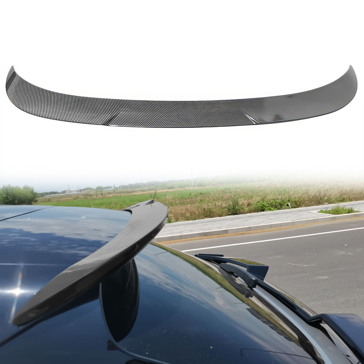 2021-2024 Ford Mustang Mach-E Rear Roof Window Spoiler ABS