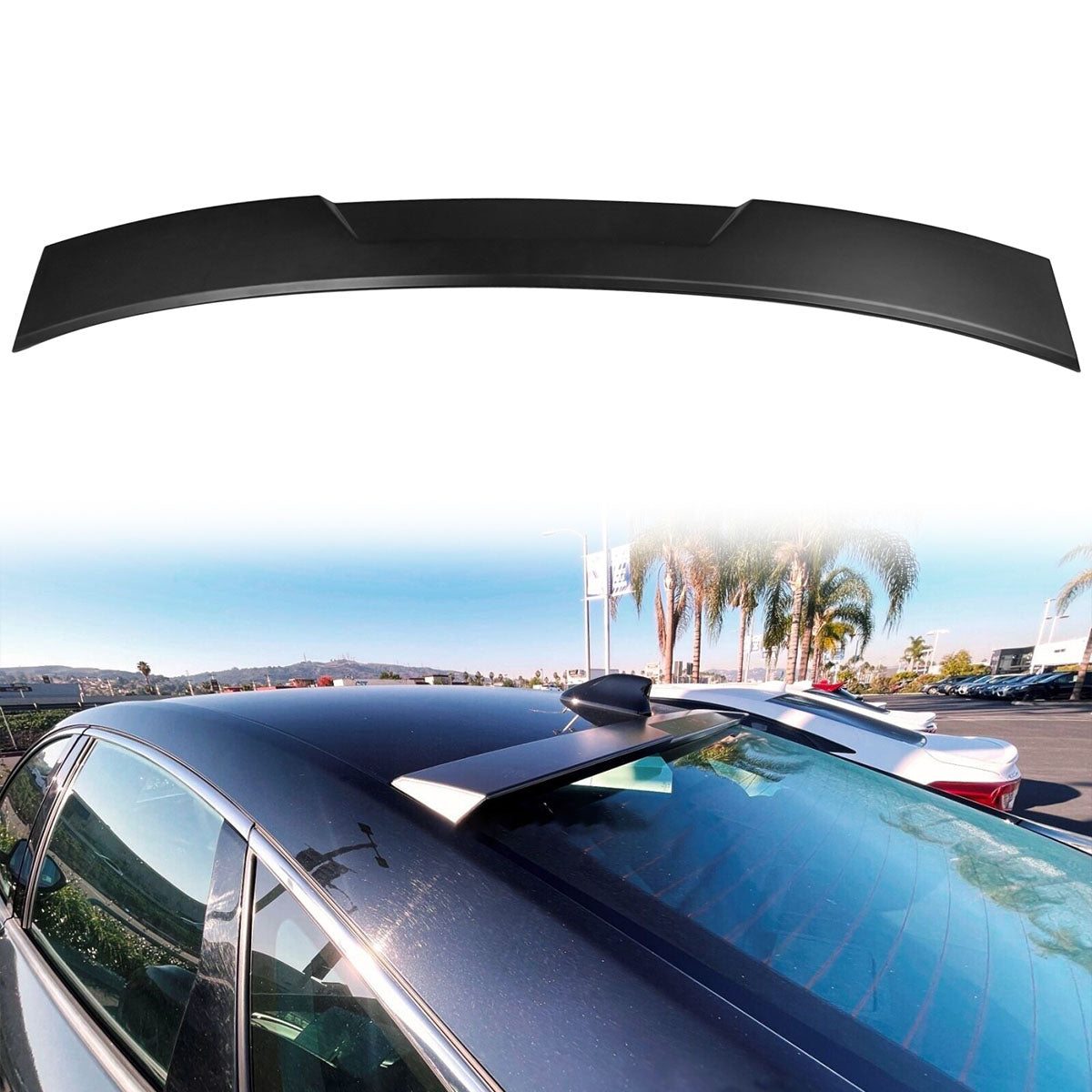 2018-2022 Honda Accord V Style Roof Spoiler Window Visor
