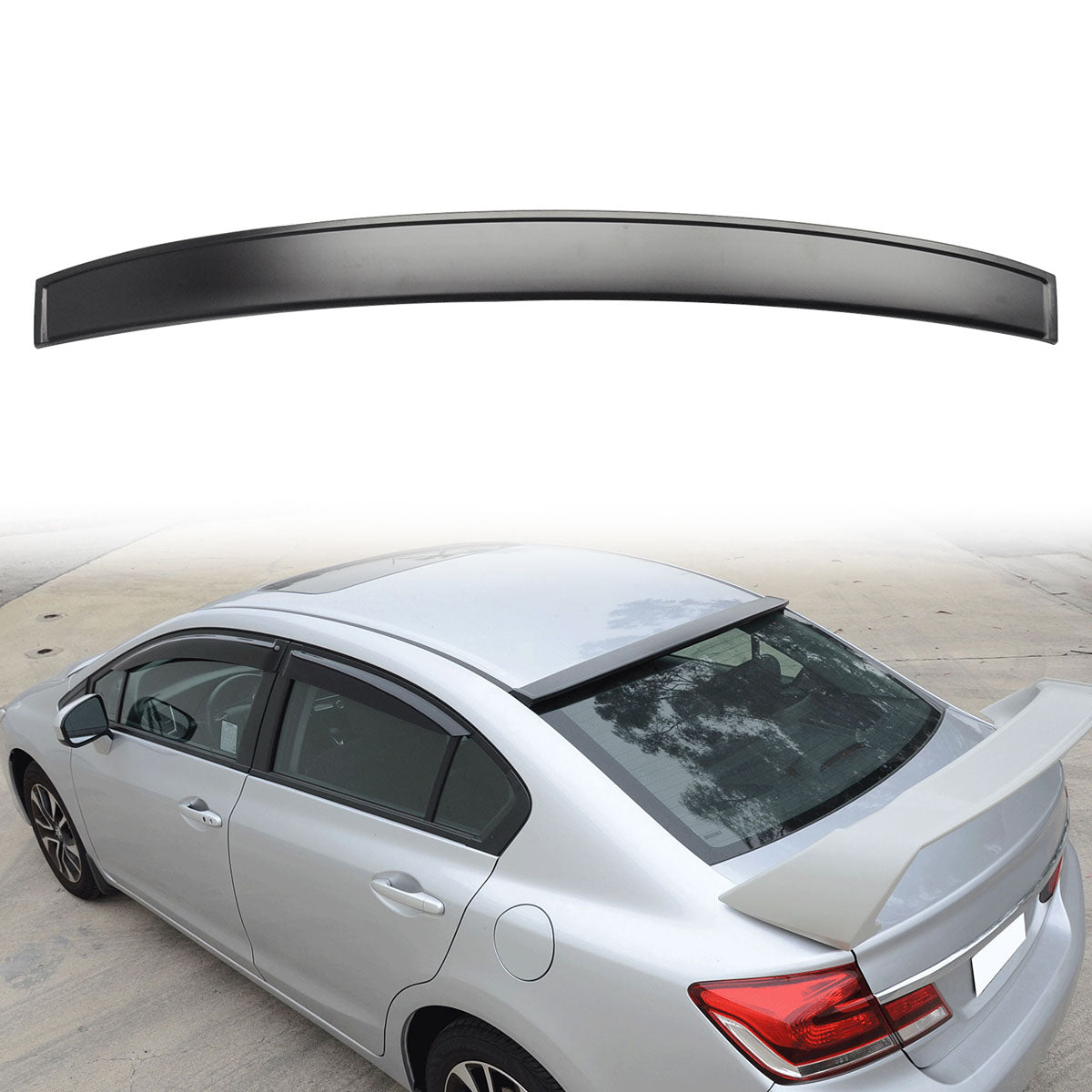 2006-2015 Honda Civic Sedan Ikon Style Rear Roof Spoiler Wing PP