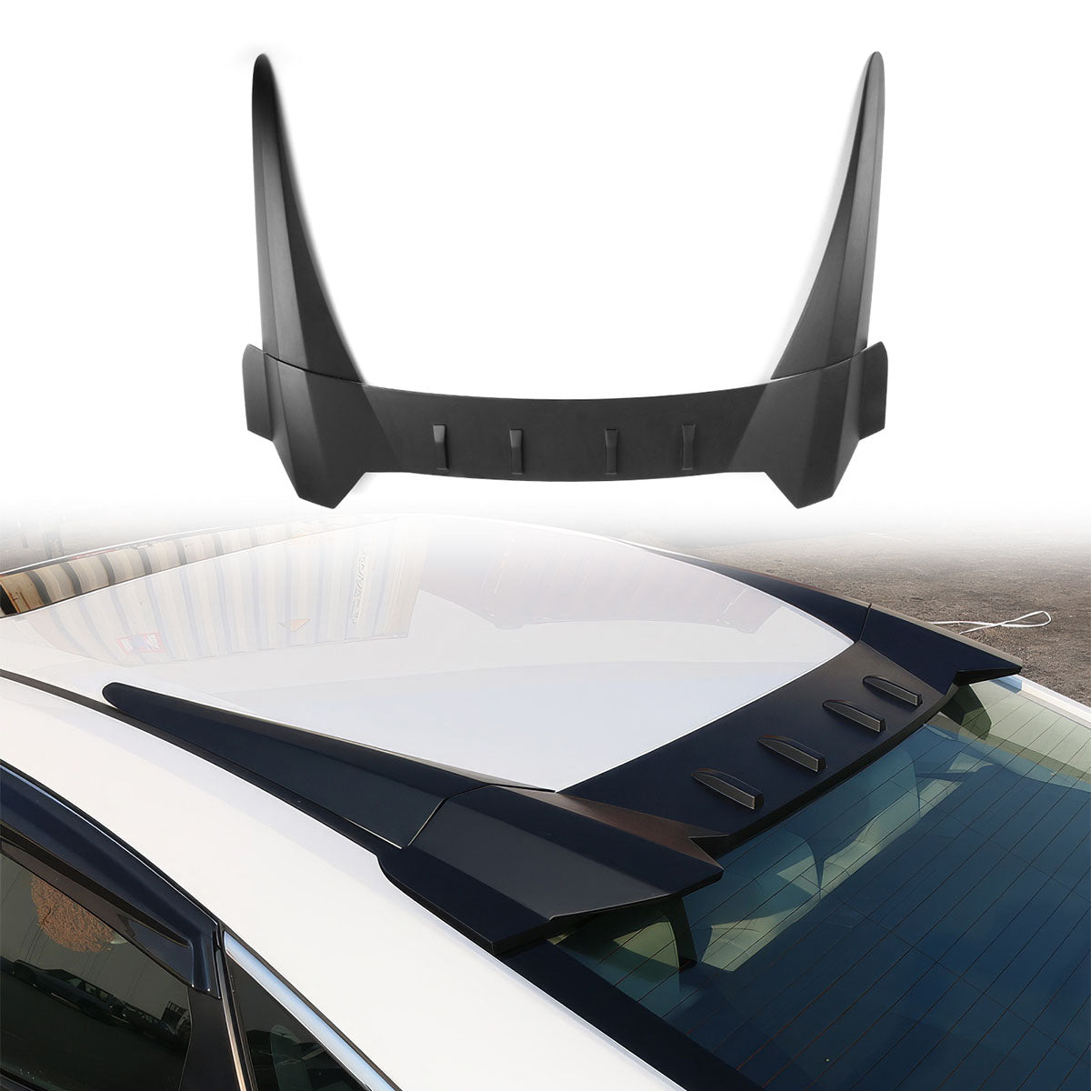 2016-2021 Honda Civic Sedan TR Style Roof Spoiler Wing ABS