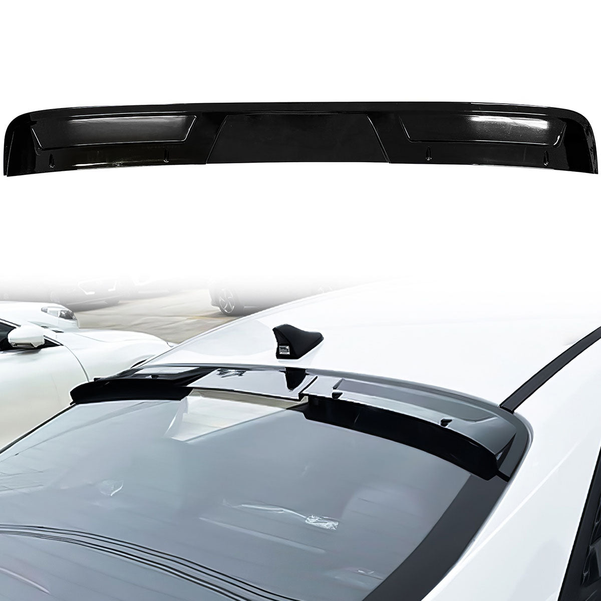 2021-2025 Hyundai Elantra Rear Roof Spoiler Wing Lip ABS