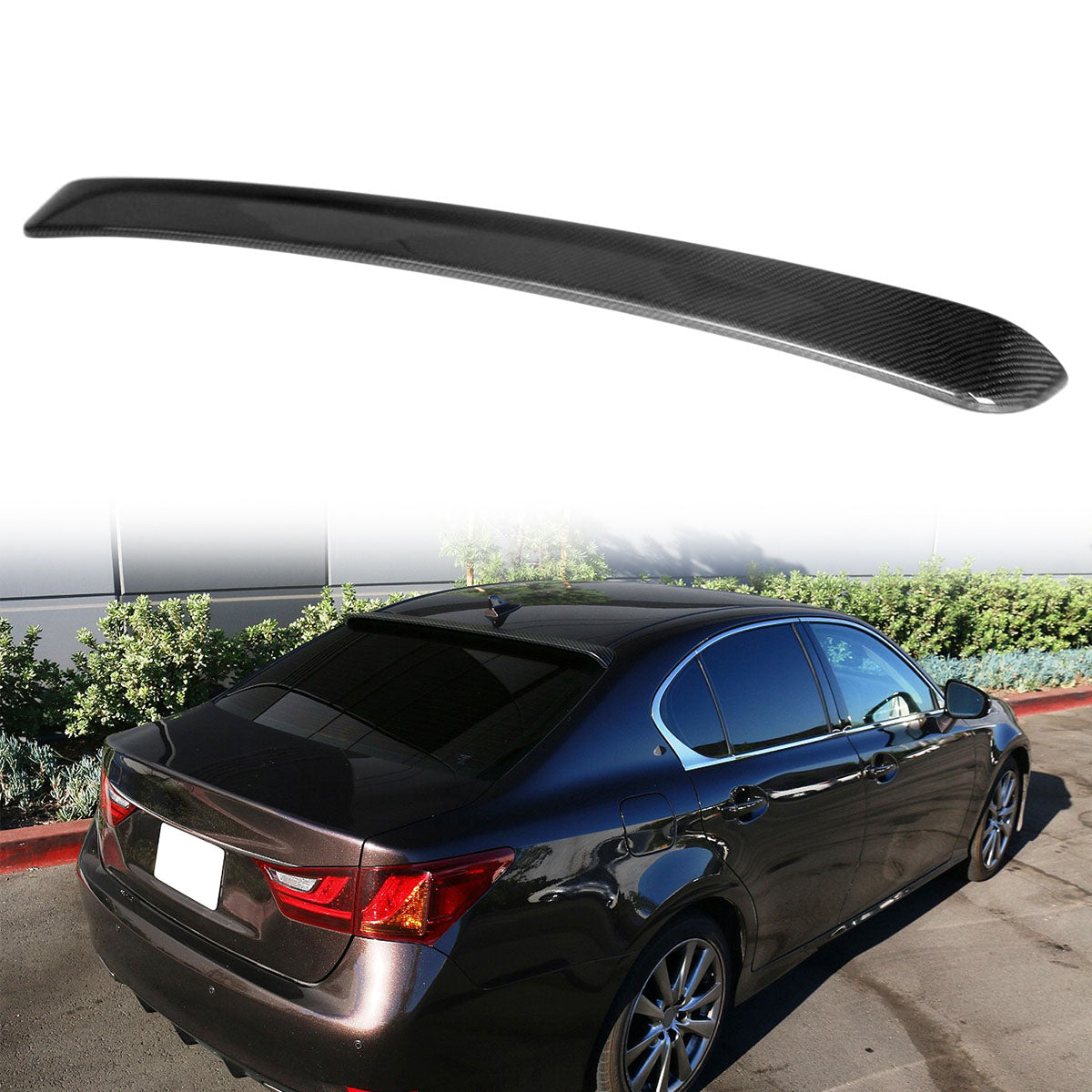 2013-2020 Lexus GS WD W F Sport Style Rear Roof Spoiler Wing ABS