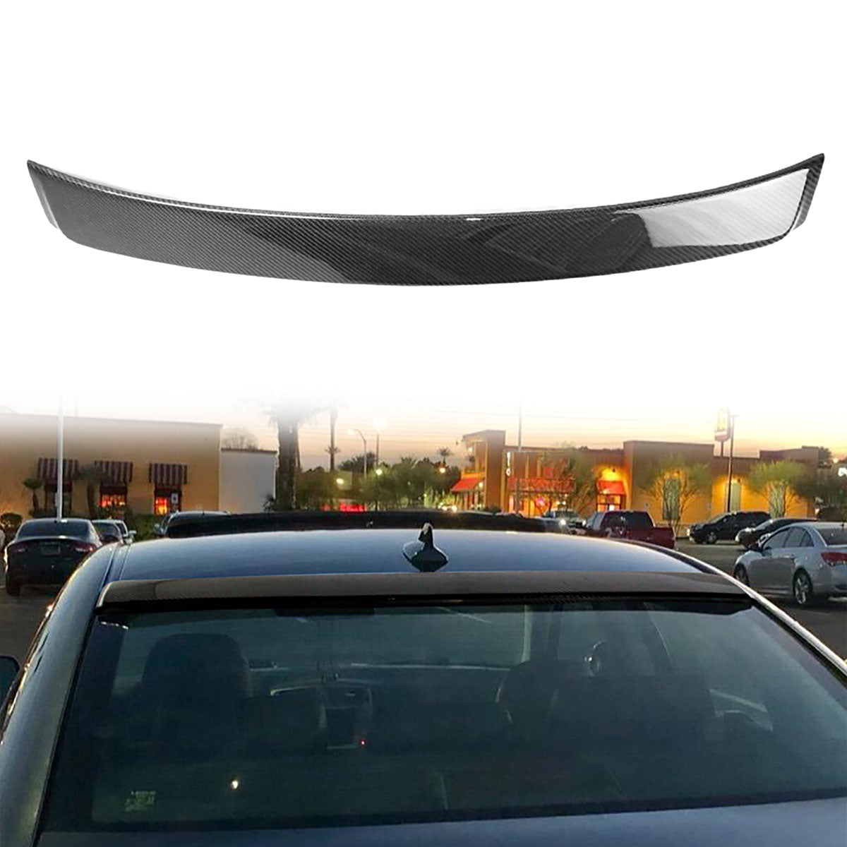 2006-2013 Lexus IS250/IS350/IS F OE Style Roof Spoiler Carbon Fiber