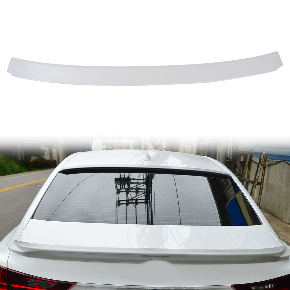 2014-2020 Lexus IS250 Sedan F-Sport Style Unpainted Gray Roof Spoiler