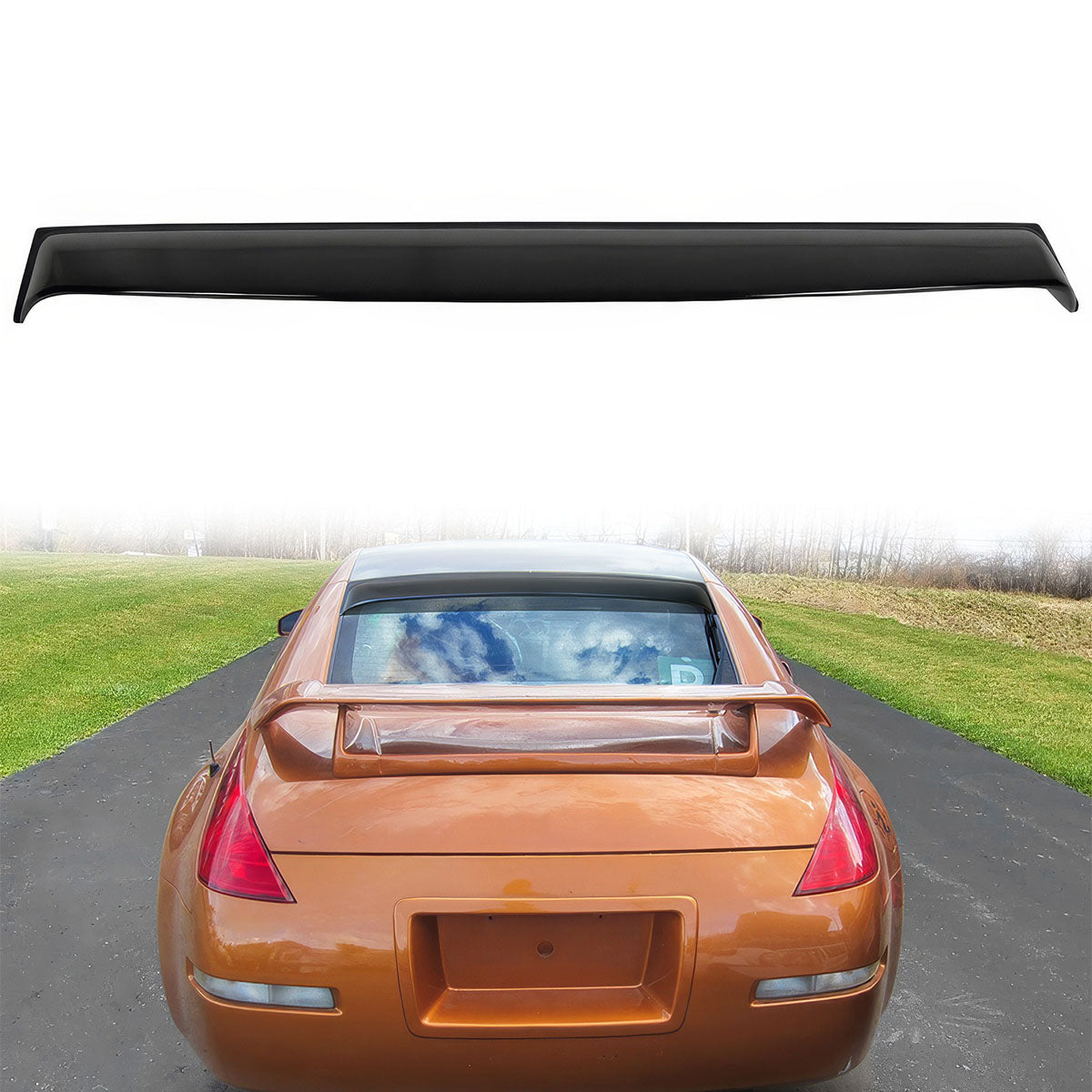2003-2008 Nissan 350Z Coupe Rear Window Visor Roof Spoiler Wing PP