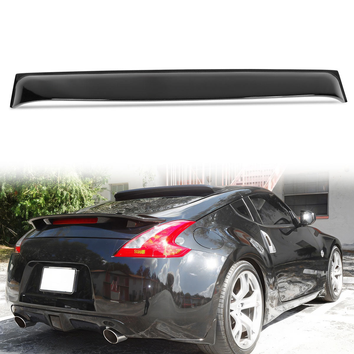 2009-2020 Nissan 370Z Coupe Rear Window Visor Roof Spoiler Wing PP