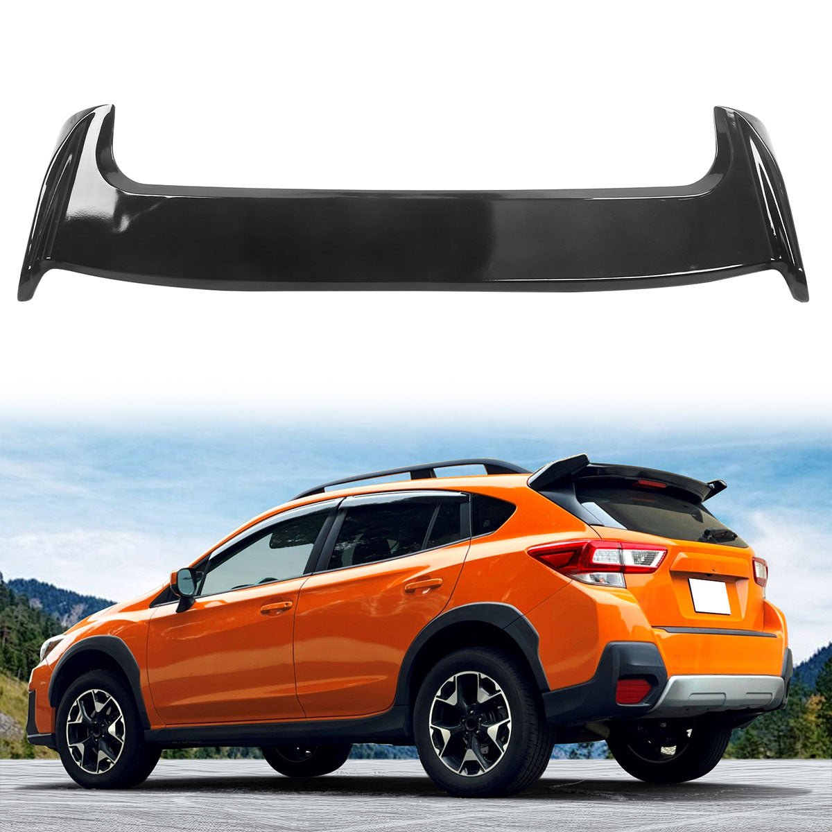 2018-2023 Crosstrek Impreza IKON Roof Spoiler Wing ABS