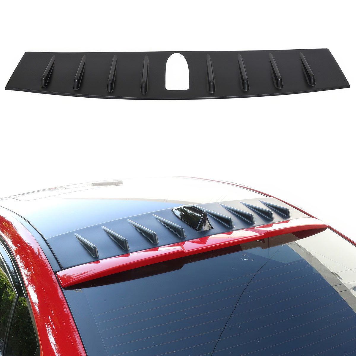 2015-2021 Subaru WRX STI V Matte Black Roof Generator Shark Fin ABS