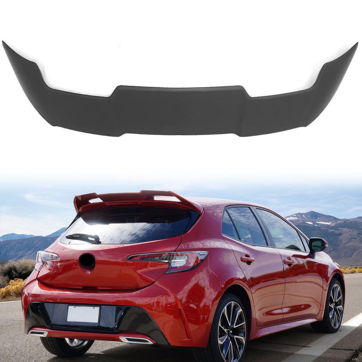 2019-2023 Toyota Corolla Rear Window Roof Spoiler Wing ABS
